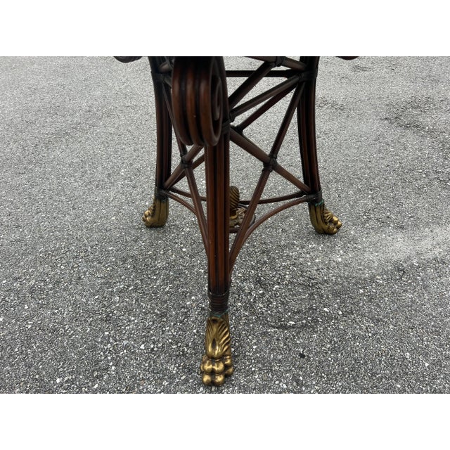 Maitland - Smith Mid 20th Century Maitland Smith Vantage Side Table For Sale - Image 4 of 8