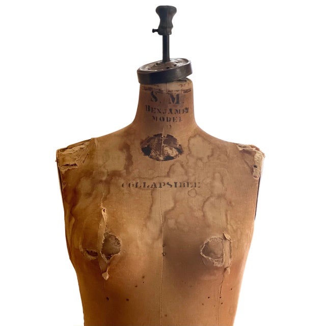 1950s Vintage Original Wolf 1956 Dress Form Mannequin For Sale - Image 5 of 12