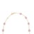 10.7 Carat Pink Sapphire Station Chain Necklace in 18k Gold by VRJewels For Sale - Image 4 of 9