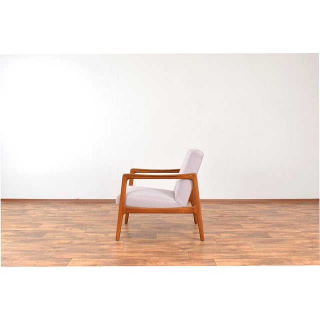 Contemporary Mid-Century Modern Swedish Teak Armchair by Alf Svensson for Dux, 1960s For Sale - Image 3 of 11