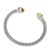 Early 21st Century David Yurman 7mm Sterling Silver, Citrine, & Diamond Classic Cable Bracelet For Sale - Image 5 of 15