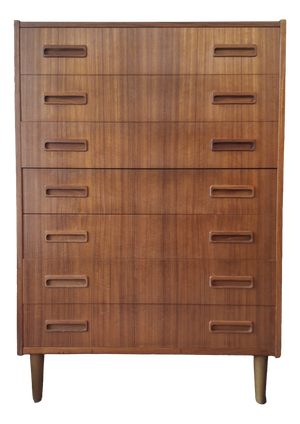 Danish Teak Chest of Drawers from Borge Dam, 1960s