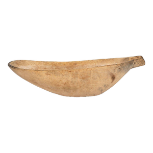 Organic Shaped Spouted Swedish Dugout Bowl