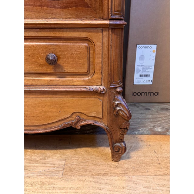 Louis XV Style Mirrored Armoire, Antique For Sale - Image 12 of 12