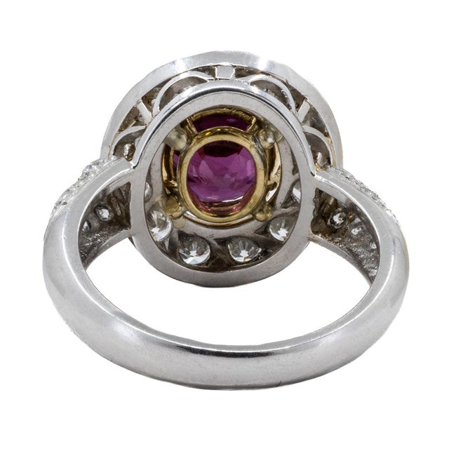 Late 20th Century Late 20th Century Keith Davis Ruby Ring, Size 4.75 For Sale - Image 5 of 5