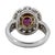 Late 20th Century Late 20th Century Keith Davis Ruby Ring, Size 4.75 For Sale - Image 5 of 5