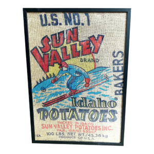 Sun Valley Ski Framed Graphix 1950