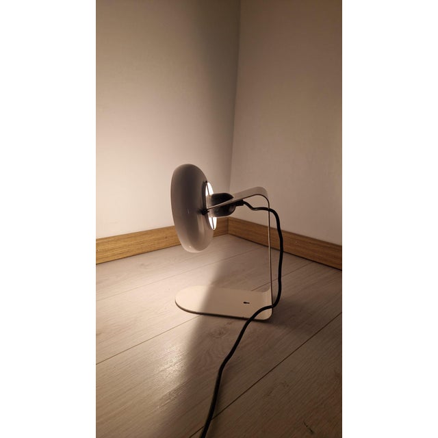 Notte Table or Hanging Lamp in White Iron from Stilnovo, 1970s For Sale - Image 14 of 18