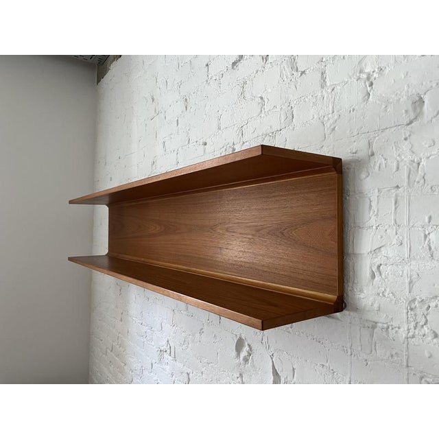Floating Wall Shelf in Teak from Pedersen & Hansen, 1960s For Sale - Image 13 of 13
