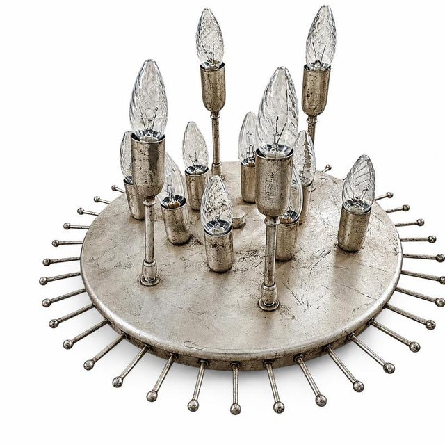 Italian Venini Murano “Bluino” curve chandelier by Venini curving glass lamp. Italian Venini Murano “Bluino” curve...