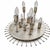 Italian Venini Murano “Bluino” curve chandelier by Venini curving glass lamp. Italian Venini Murano “Bluino” curve...
