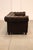 Chesterfield Style 7 Foot Espresso Brown Tufted Leather Sofa For Sale - Image 13 of 16