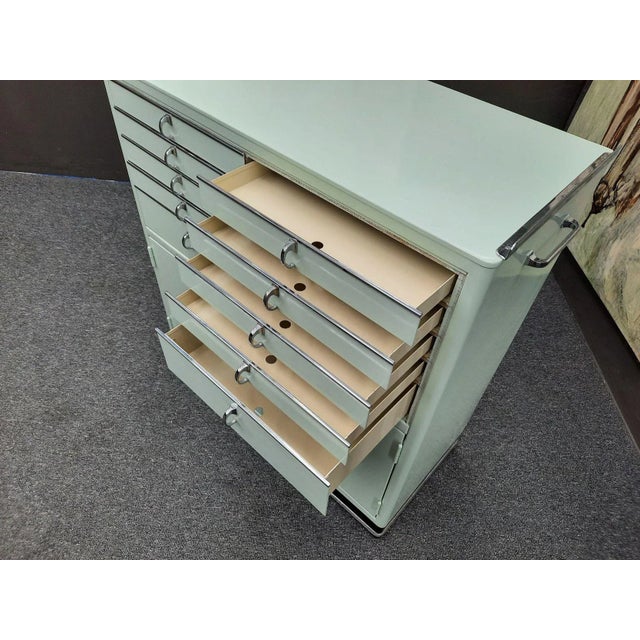 Metal Dentist Cabinet from Baisch, 1950s For Sale - Image 14 of 18