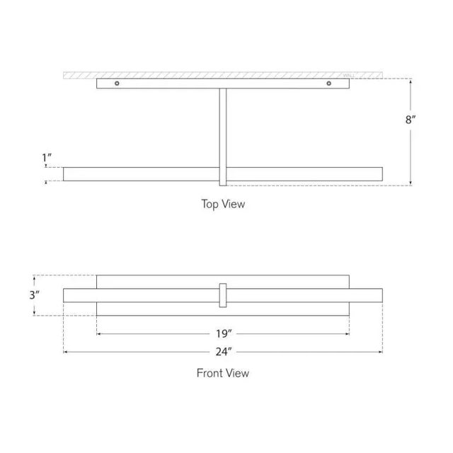 Modern Kelly Wearstler for Visual Comfort Signature Axis 24" Picture Light in Polished Nickel For Sale - Image 3 of 3