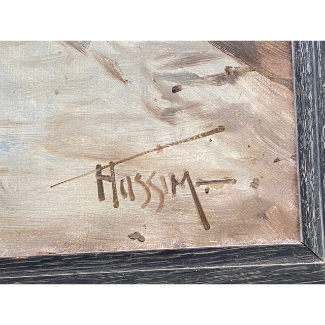 Orientalist School 19th / 20th Century Oil on Canvas Painting For Sale - Image 10 of 11