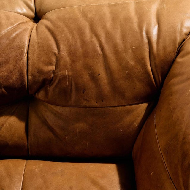 Modular Leather Sofa Set, 1970s, Set of 3 For Sale - Image 6 of 18