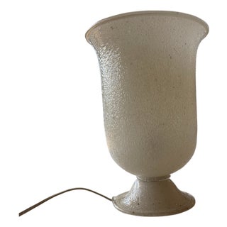 Scavo Glass Table Lamp attributed to Venini, 1930s For Sale