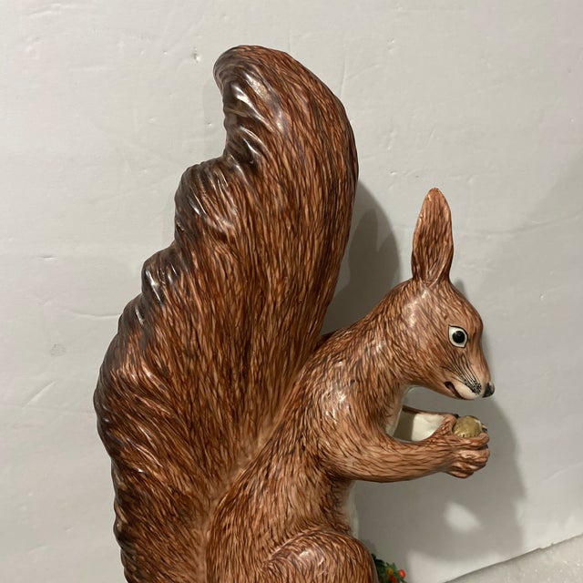 Brown Large Italian Squirrel Statue For Sale - Image 8 of 12