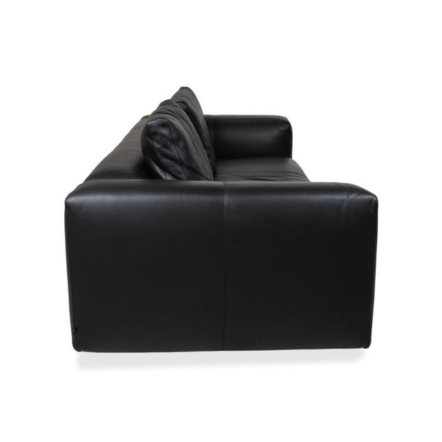 Moss Leather Three-Seater Sofa with Ottoman from COR, Set of 2 For Sale - Image 14 of 18