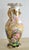 Figurative Late 19th Century Snake Handle Porcelain Vase With Hand Painted Flowers and Gold Decoration Jacob Petit Manner For Sale - Image 3 of 12