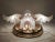 Metal Vintage Murano Glass Ceiling Lamp For Sale - Image 7 of 18