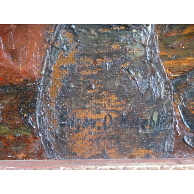 Edgar O Kiechle (1911-1960) - Mexican Market Place - Oil on Board - 1946 For Sale - Image 4 of 8