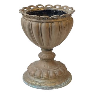 Antique Italian Garden Urn or Jardiniere in Bronze For Sale