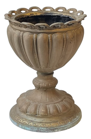 Antique Italian Garden Urn or Jardiniere in Bronze