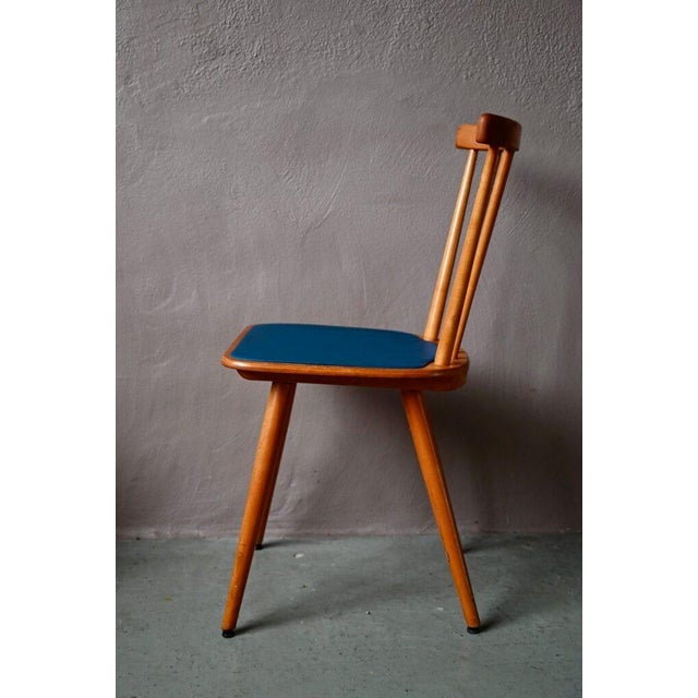 Mid-Century Compass-Legged Chairs with Spindles, Set of 6 For Sale - Image 15 of 18