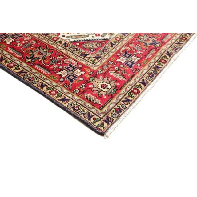 Middle Eastern Hand-Knotted Tabriz Rug For Sale - Image 5 of 11