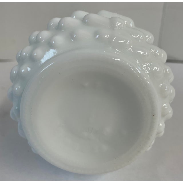 Vintage Eo Brody Milk Glass Hobnail Bud Vase Chairish