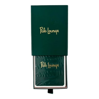 Late 20th Century The Beverly Hills Hotel & Bungalows Polo Lounge Playing Cards Hollywood For Sale