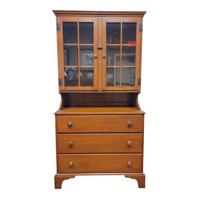 1950s Vintage Shaker Style Cherry Cupboard For Sale