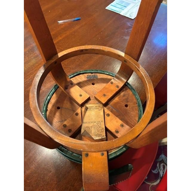 This Thonet drafting stool was recovered from the offices of Anaconda Brass Corporation in Waterbury, CT. Research and...