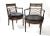 Late 19th Century Pair of Regency Ebonized and Gilded Antique Armchairs With Hand Woven Cane Seats For Sale - Image 5 of 13