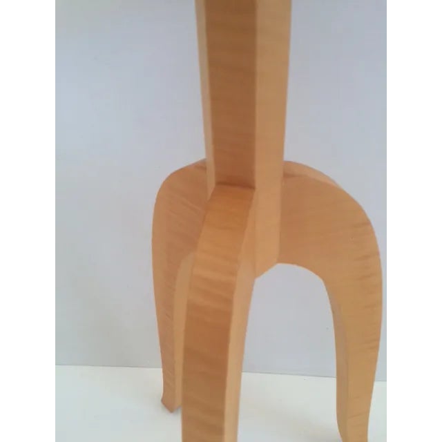 Wood Todd Hase Sycamore Marquetry Gueridon Table For Sale - Image 7 of 10