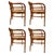 Brown Armchairs by Josef Maria Olbrich for Thonet, Austria, 1910, Set of 4 For Sale - Image 8 of 8