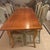 French Vintage Reproduction Hand Finished Waxed Wood Dining Table With 4 Sheaf Back Rush-Seat Chairs For Sale - Image 12 of 12