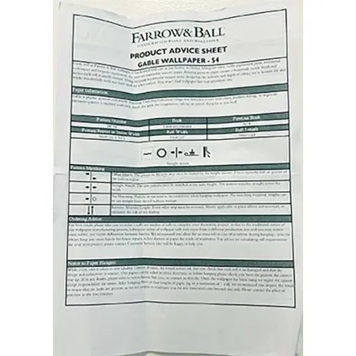 Farrow and Ball Gable Bp 5403 Wallpaper For Sale - Image 4 of 5