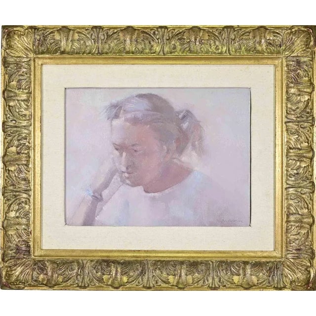 Oil on canvas realized by Sigfrido Oliva in 1980s. Hand signed. Includes a contemporary wooden frame cm. 54x66. Very good...