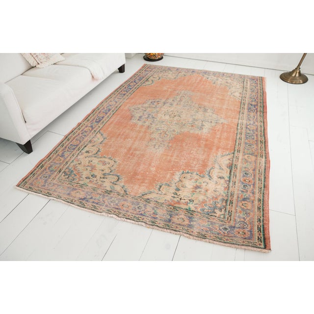 Turkish Home Living Anatolian Wool Carpet For Sale - Image 3 of 10