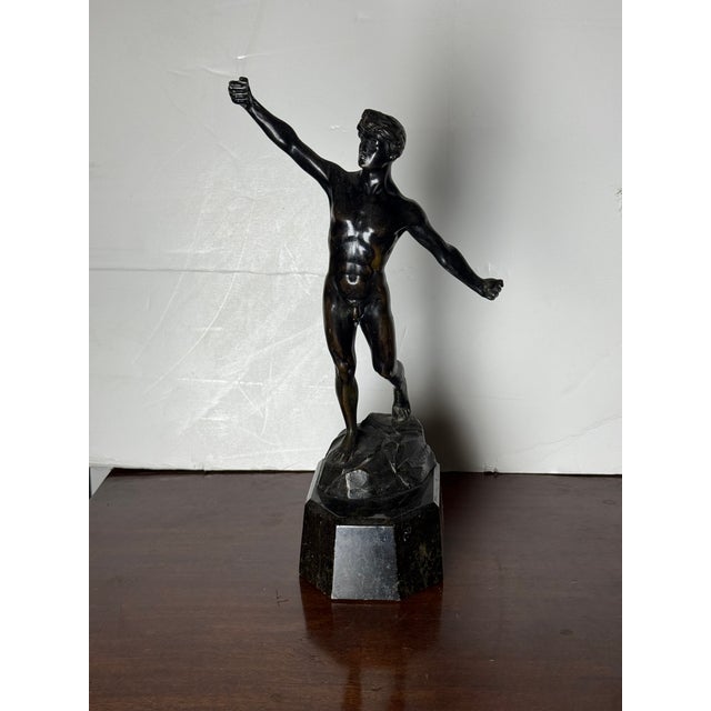 Bronze 1900s Bronze Sculpture by German Artist by Schmidt Hofer For Sale - Image 8 of 11