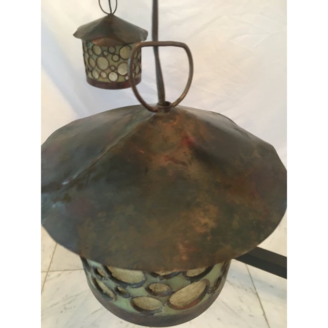 1930s German Carved Night Watchman Chandelier For Sale - Image 4 of 13