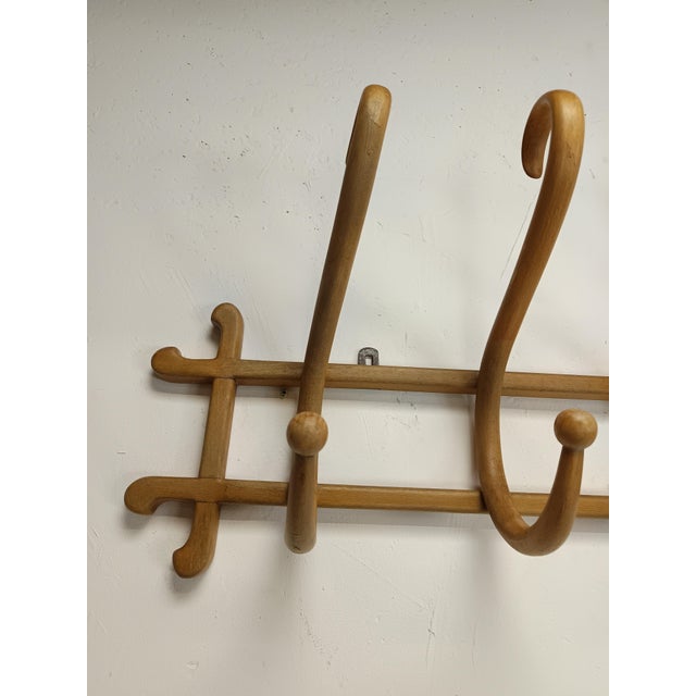 Wall-Mounted Coat Rack by Thonet, 1890s For Sale - Image 11 of 15