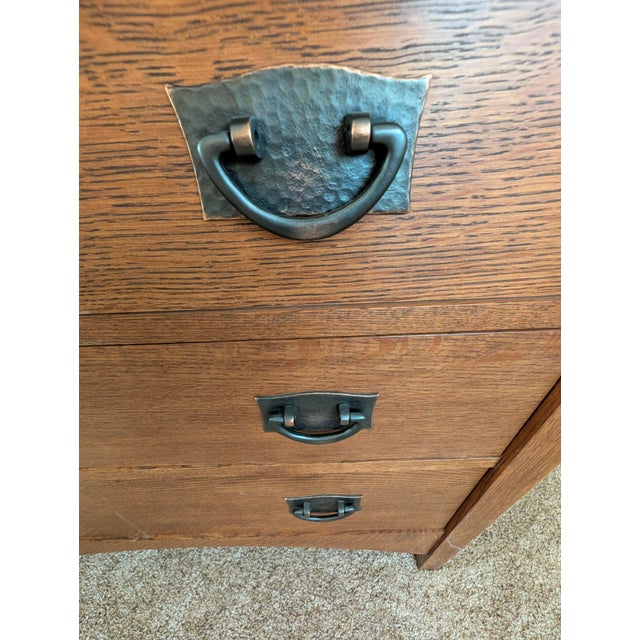 Harvey Ellis Bachelor Chest From the Stickley Mission Bedroom Collection For Sale - Image 11 of 13