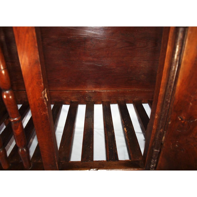 Brown Antique French Provincial Panetiere Bread Cage Cabinet For Sale - Image 8 of 12