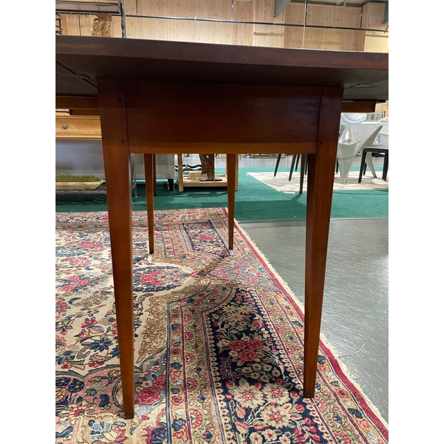 Late 20th Century Eldred Wheeler Solid Maple Drop-Leaf Dining Table For Sale In New York - Image 6 of 10