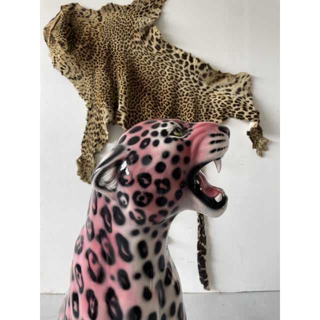 Vintage Italian Ceramic Tiger, 2010s For Sale - Image 6 of 10