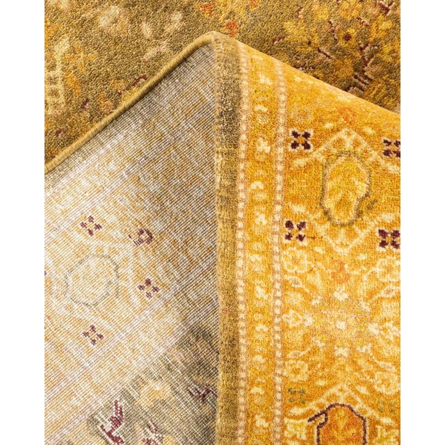 Mogul, One-of-a-Kind Hand-Knotted Area Rug - Green, 6' 2" x 8' 4" For Sale In New York - Image 6 of 8