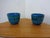 Rimini Blue flower pots from Aldo Londi for Bitossi. This piece has an attribution mark, I am sure that it is completely...